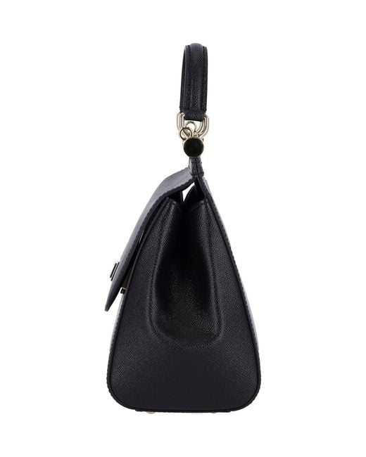 Dolce & Gabbana Black Sicily Large Handbag