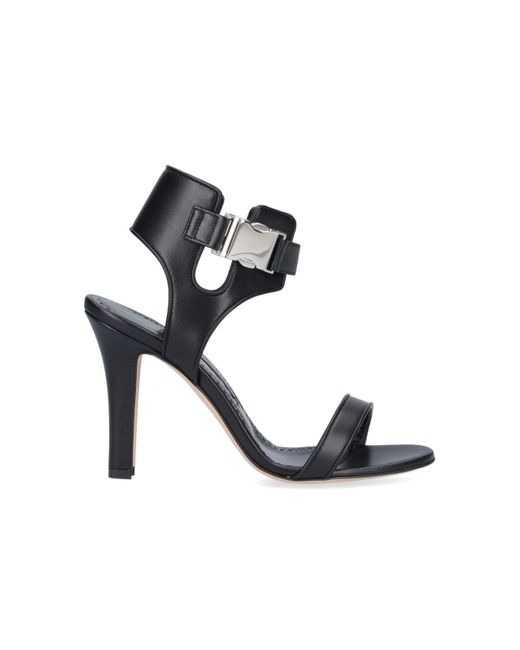 Manolo Blahnik Black 'Pollux' Sandals