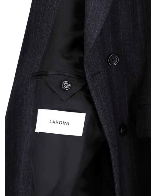 Lardini Blue Double-Breasted Suit for men