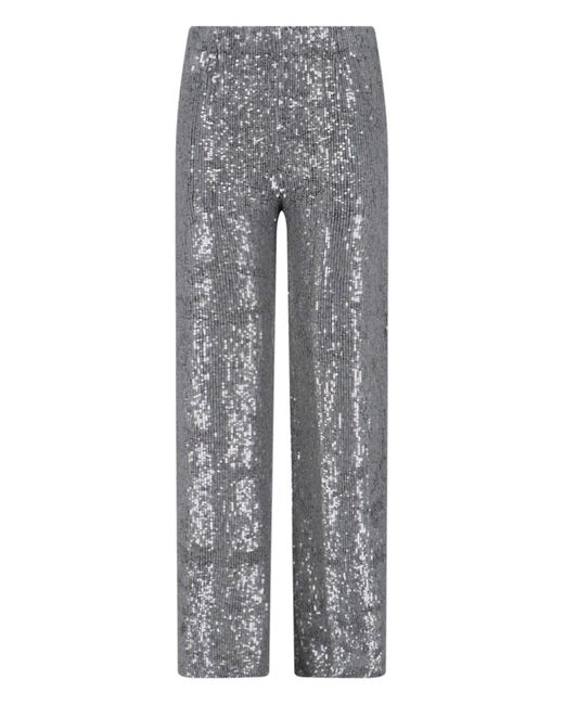 Pantaloni Con Paillettes di P.A.R.O.S.H. in Gray