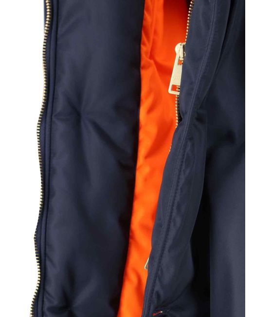 Prada Blue Logo Tech Jacket for men