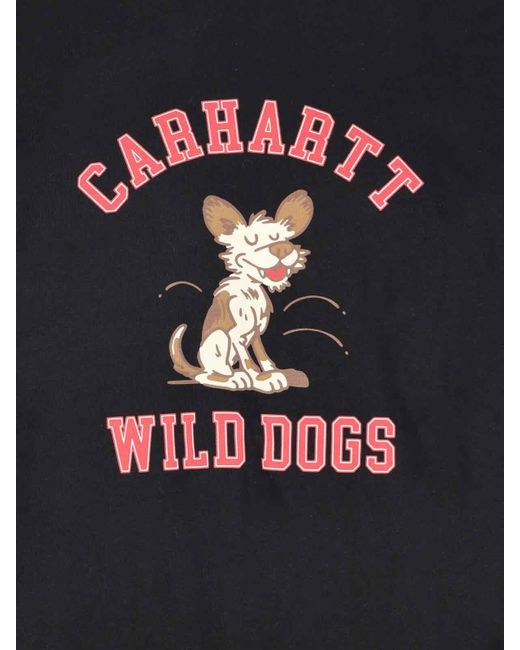 Carhartt Black Wild Dog T-Shirt for men