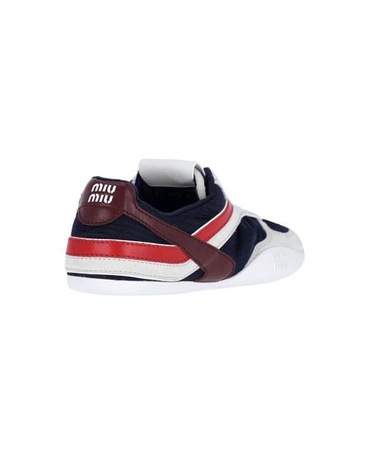 Miu Miu Blue "Gymnasium" Sneakers