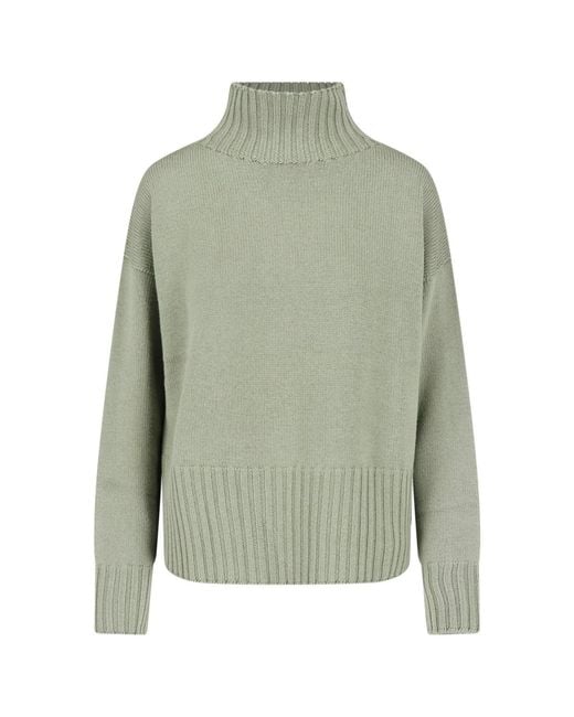 Drumohr Green Merino Wool Sweater