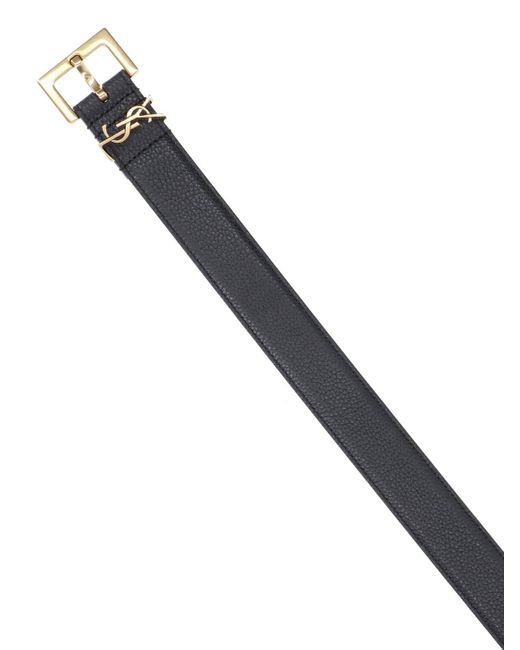 Cintura "Cassandre" di Saint Laurent in Black