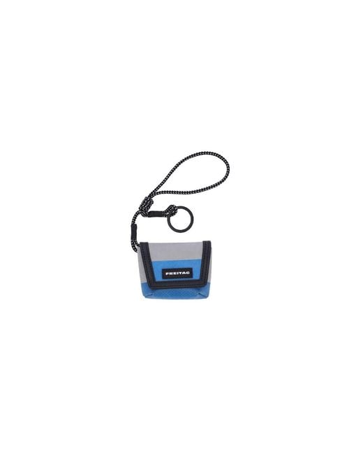 Freitag Blue Mini Keychain “Messenger”