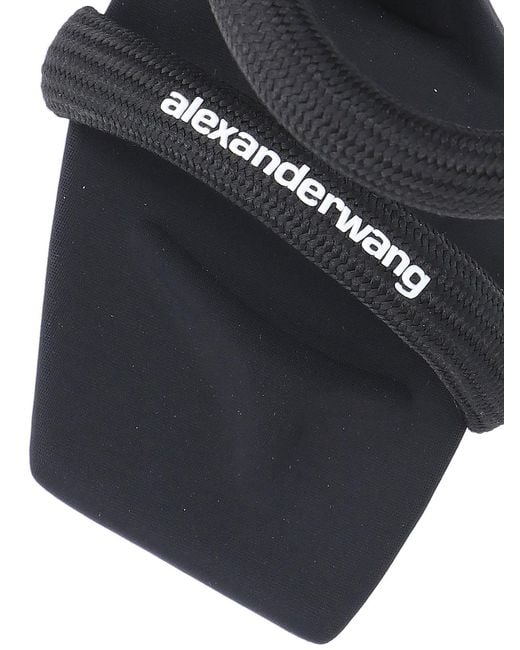 Alexander Wang Black Julie Sandals