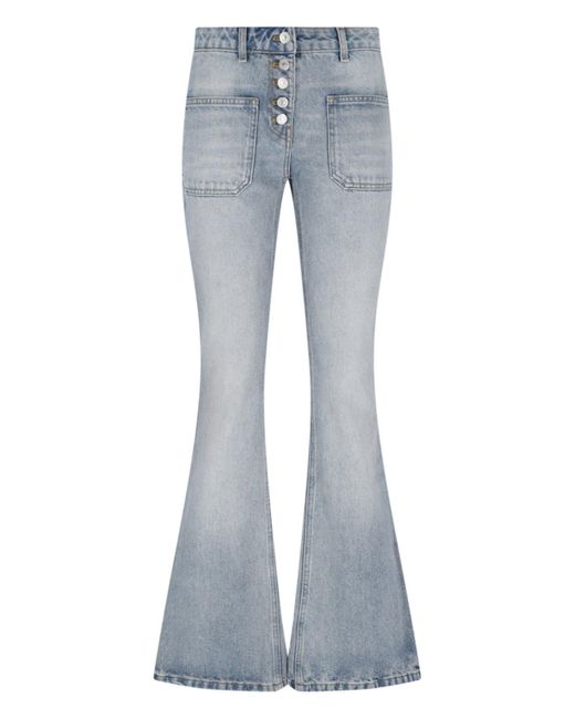 Jeans Bootcut di Courreges in Blue