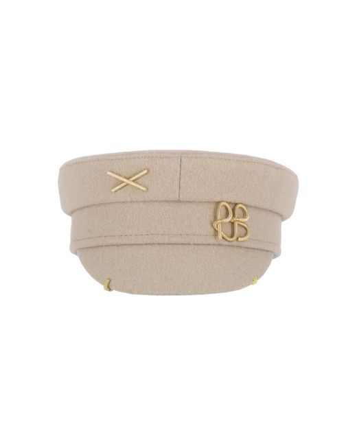 Cappello In Misto Lana "Baker Boy" di Ruslan Baginskiy in White