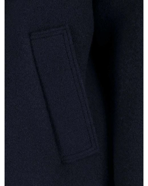 Stone Island Blue Virgin Wool Jacket for men