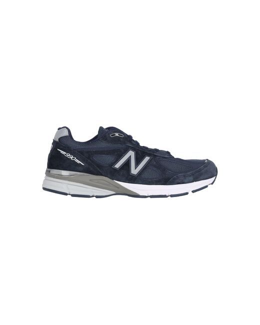 New Balance Blue "990v4" Sneakers
