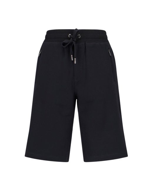 Dolce & Gabbana Blue Track Shorts for men