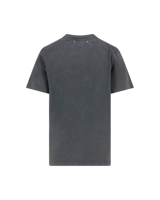 T-Shirt Cristalli di Golden Goose Deluxe Brand in Gray