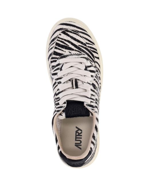 Autry White Low-Top Sneakers "Medalist"