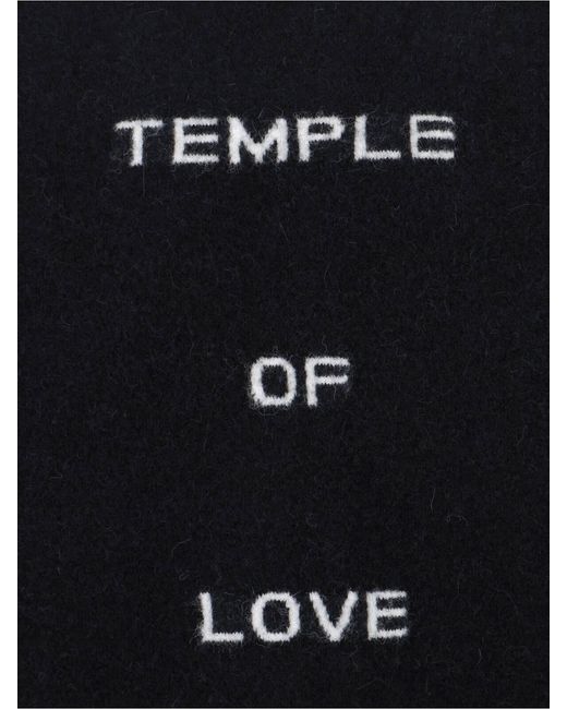 Rick Owens Black 'Temple Of Love' Sweater for men
