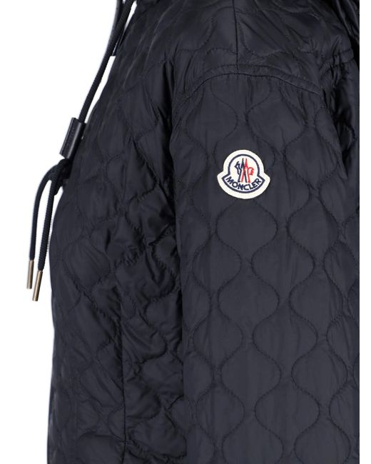 Moncler Blue Padded Jacket "Arum"