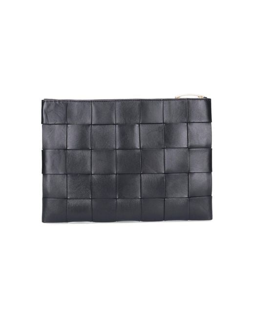 Bottega Veneta Gray 'Intrecciato' Pochette
