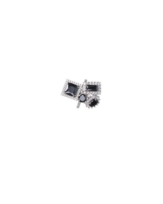 Maison Margiela White Ring Crystals "Cluster"