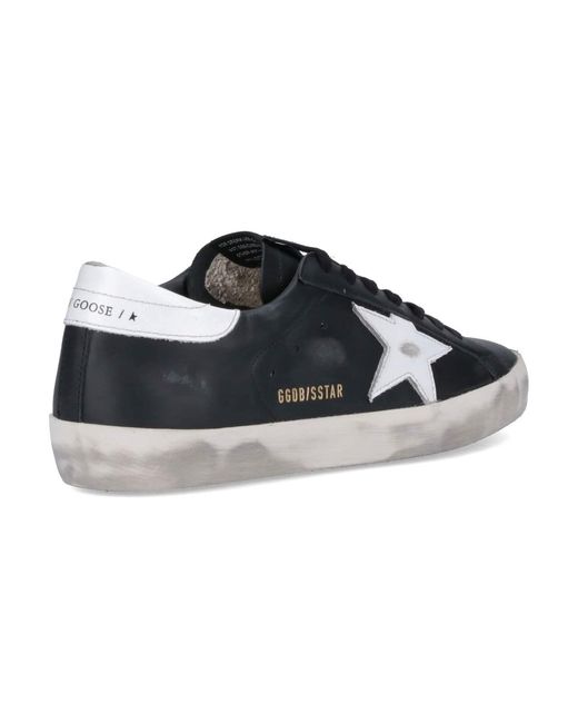 Golden Goose Deluxe Brand Black 'superstar' Sneakers for men