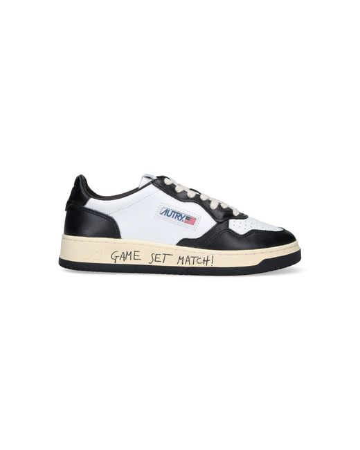 Autry Blue Sneakers Upper: Cow Leather for men