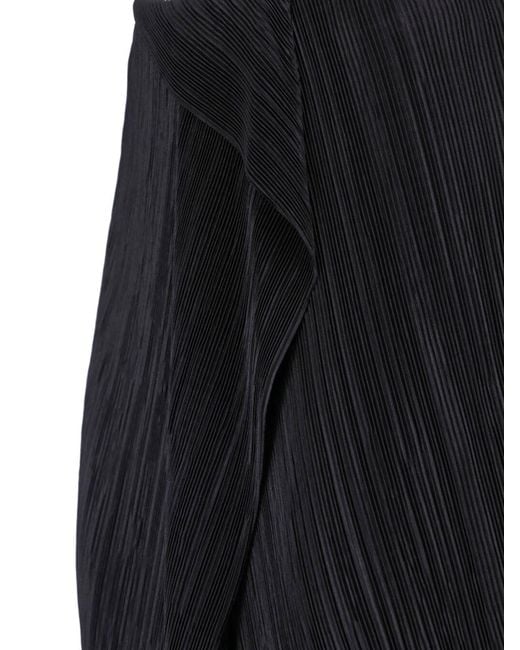 Calvin Klein Black Pleated Midi Skirt