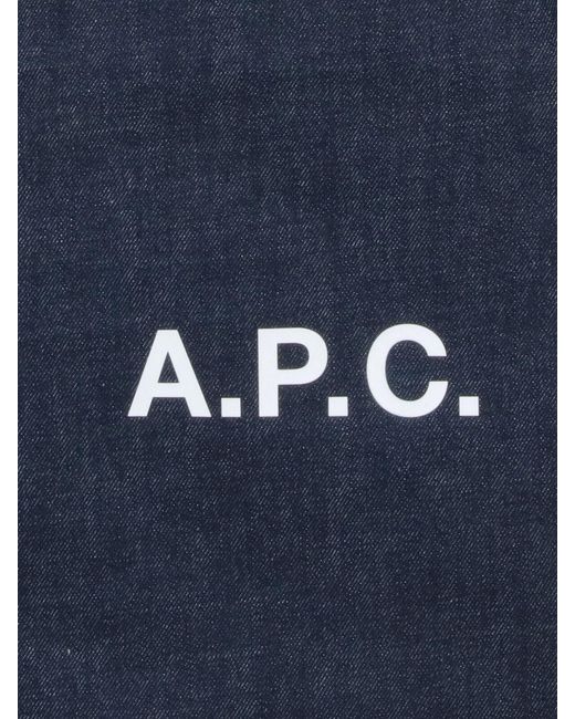 A.P.C. Blue Bags Cotton