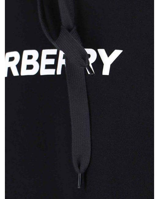 Burberry Black Logo Hoodie for men