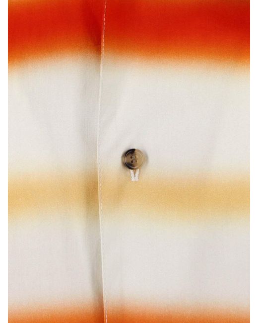 Loewe Orange Cotton Poplin Shirt for men