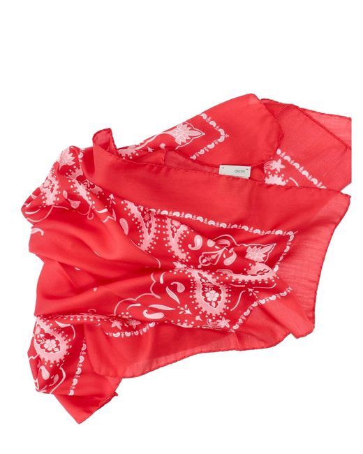 Destin Red Scarf "Pino"