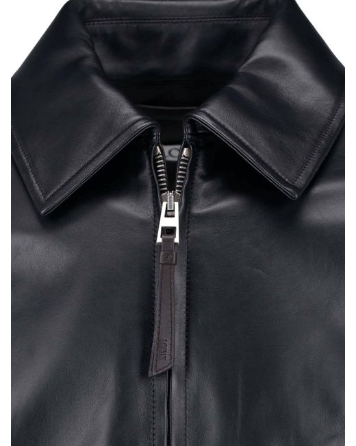 Loewe Black Lambskin Zip Jacket for men