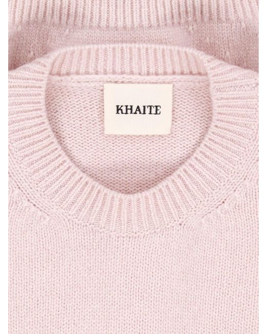 Khaite Pink Sweater "Margaux"