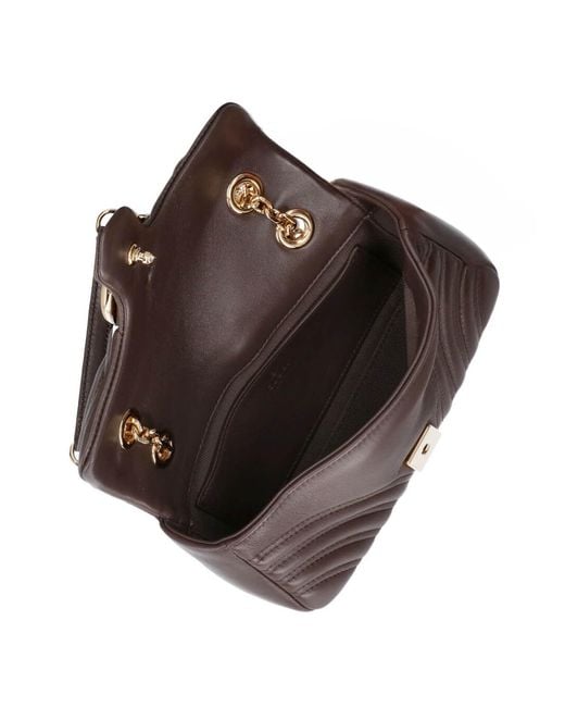 Gucci Gray Shoulder Bag "Gg Marmont"