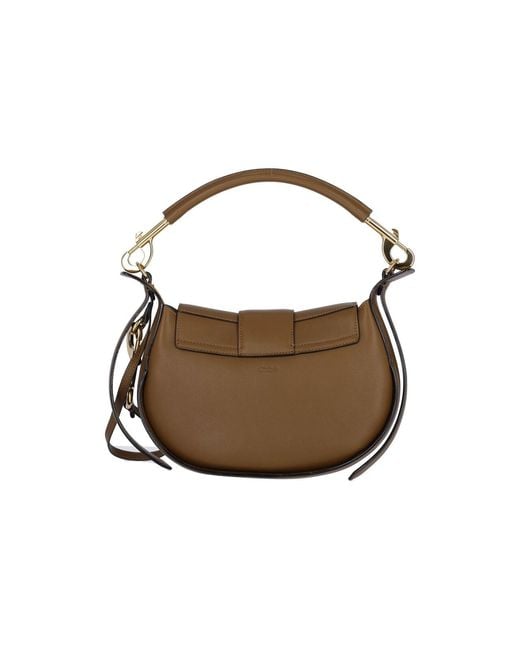 Chloé Brown 100% Calf Leather Shoulder Bag