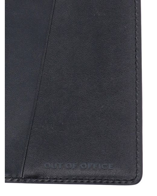 Marc Jacobs Black Designer Cow Leather Wallet For