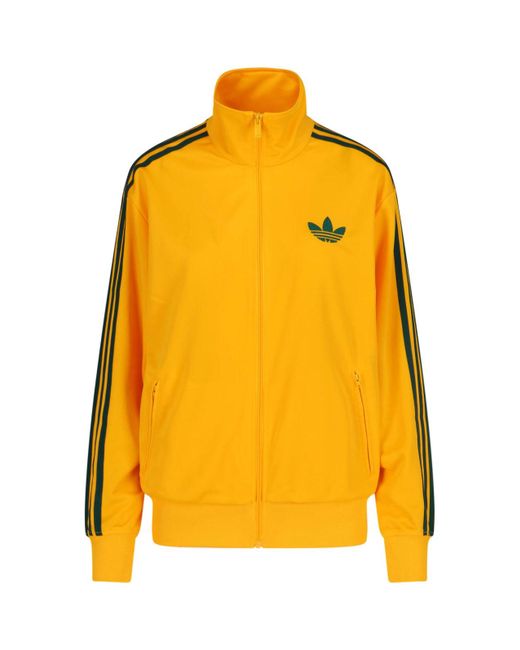 Adidas Yellow 'Adicolor Classics Firebird' Zip Sweatshirt