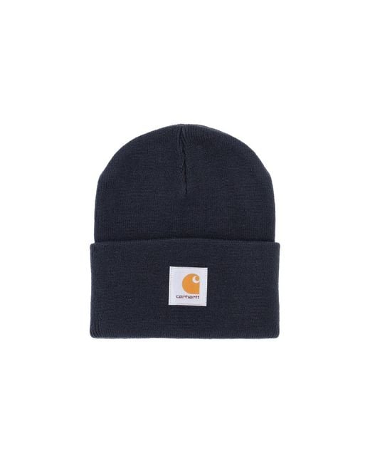Carhartt Blue Hat Logo "Watch" for men
