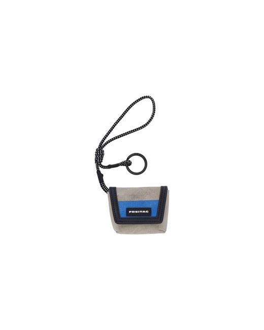 Freitag Blue Mini Keychain “Messenger”