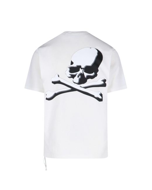 T-Shirt Logo di Mastermind Japan in White da Uomo