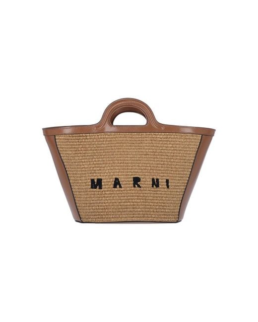 Marni Brown Bags Cotton
