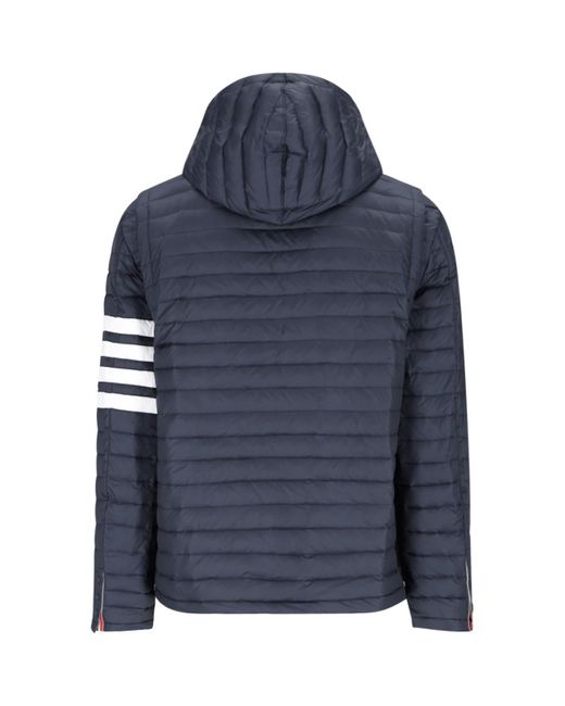Piumino "4 Bar" di Thom Browne in Blue da Uomo