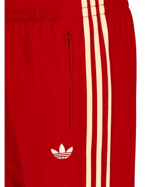 Adidas Red Sweatpants "Firebird" for men