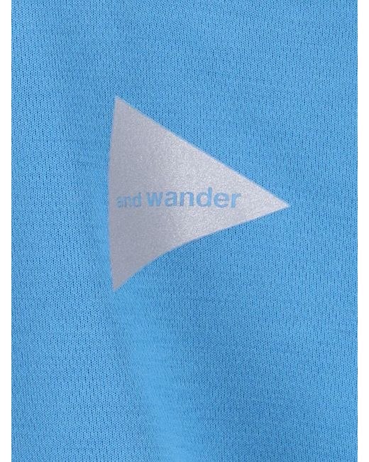 And Wander Blue T-shirt