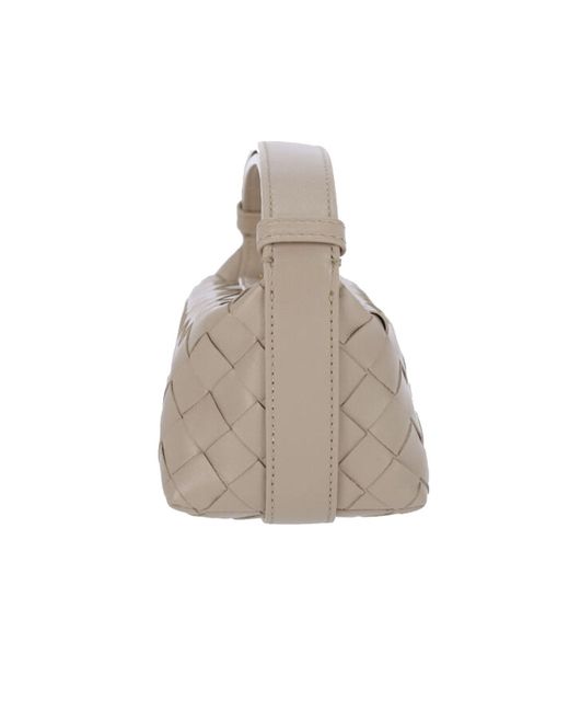 Borsa Mini "Wallace" di Bottega Veneta in Gray