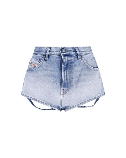 DIESEL Blue Denim Shorts De-Lunar