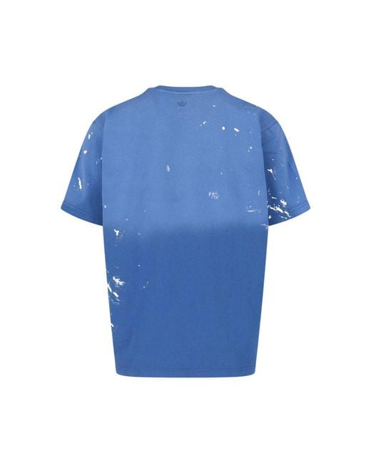 Adidas Blue X Song For The Mute T-Shirt Logo