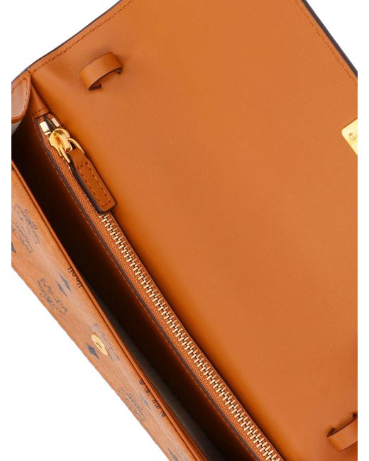 MCM White Wallets Polyurethane