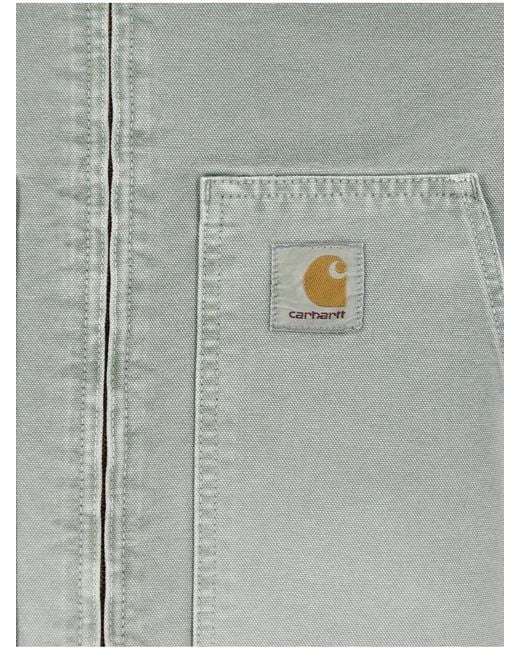Carhartt Gray Jacket Zip "Og Arcan" for men