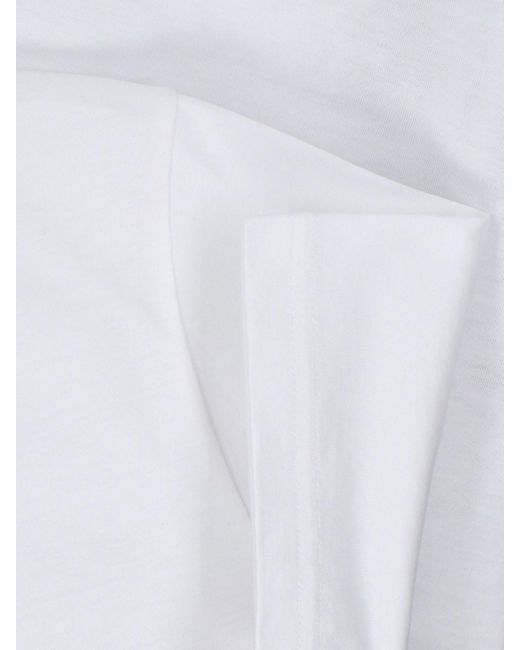 T-Shirt Logo di Gucci in White