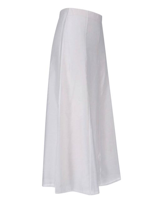 Calvin Klein White Midi Skirt