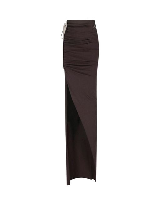 Moncler Brown Maxi Skirt